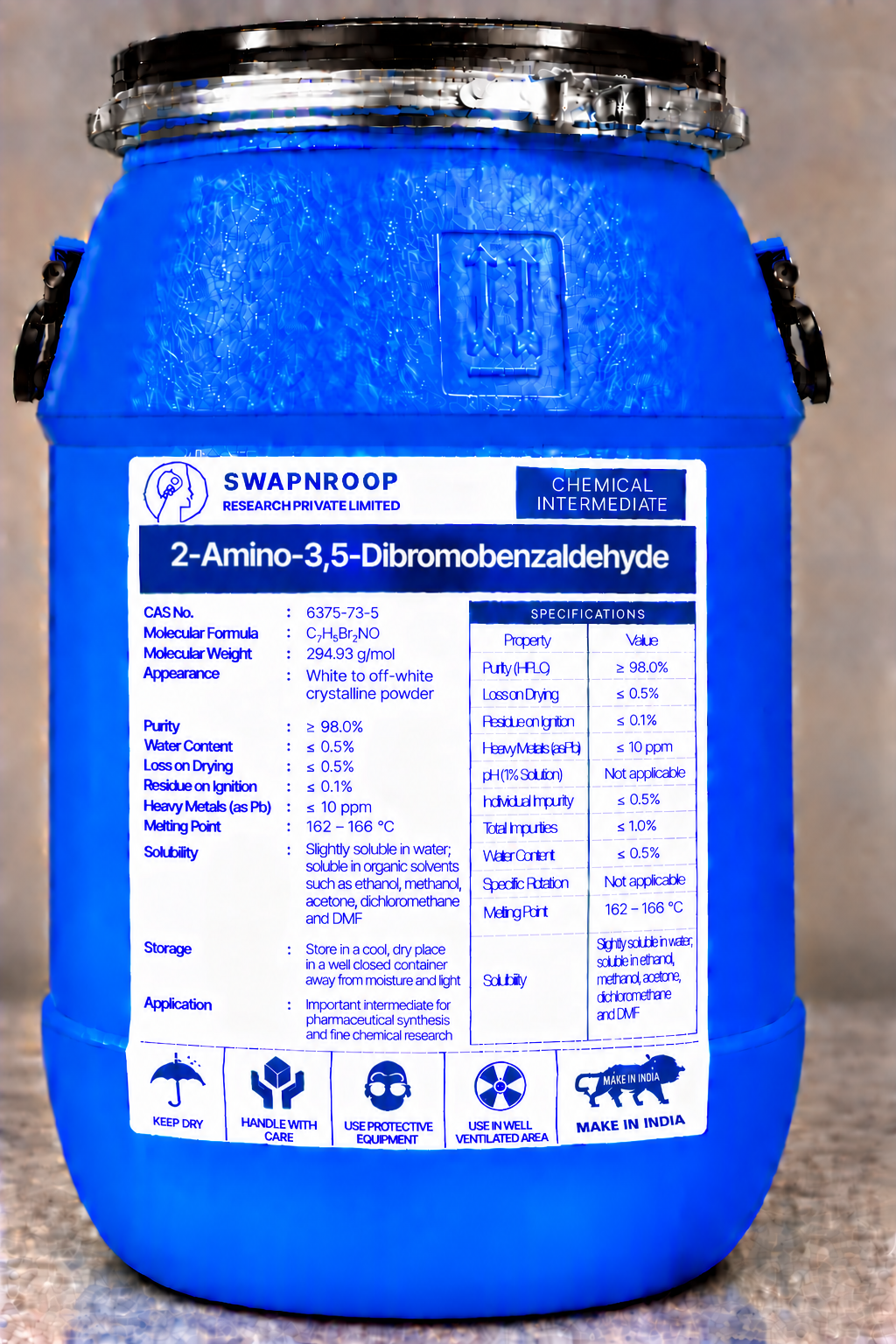 2-Amino-3,5-Dibromobenzaldehyde