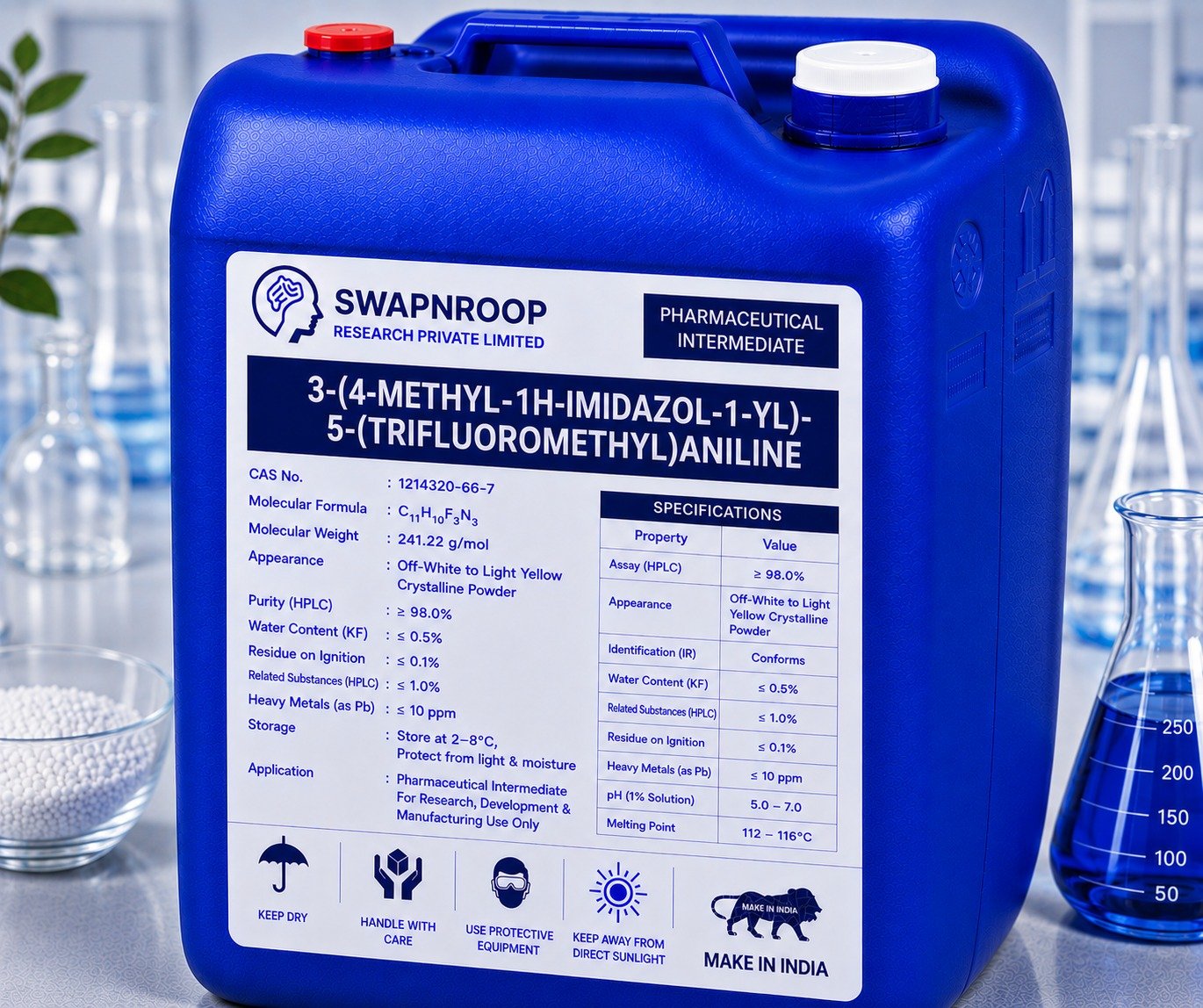 3-(4-Methyl-1H-imidazol-1-yl)-5-(trifluoromethyl)aniline